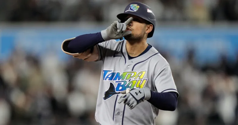 Rays beat Yankees 4-3 for 3-game Division Series sweep behind Mesa homer, fan interference call