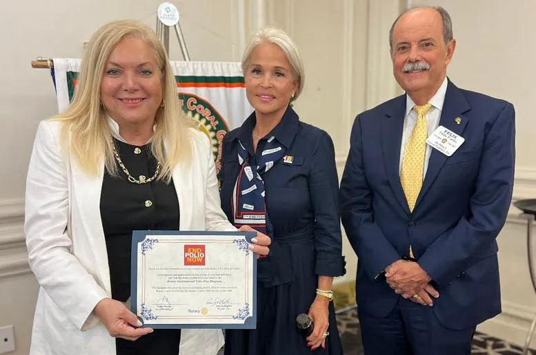 Supervisor of Elections hosted during recent Rotary luncheon
