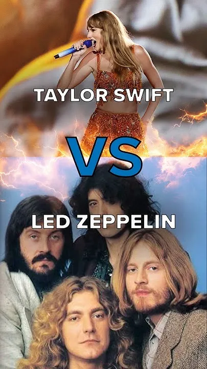 Was Led Zeppelin as big as Taylor Swift? (Video)