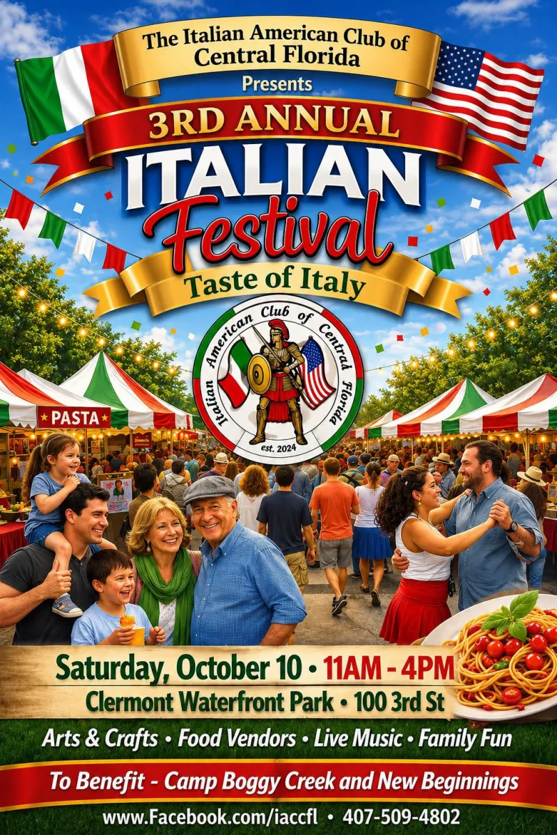 Taste of Italy Festival Brings Food, Fun and Community Support to Clermont Waterfront