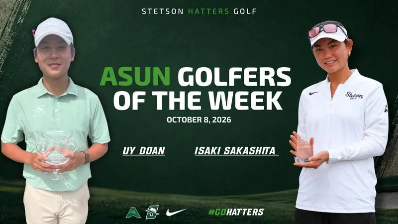 Sakashita, Doan Sweep ASUN Golfer of the Week Honors