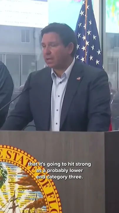 DeSantis warns Panhandle to prepare for a possible Category 3 (Video)