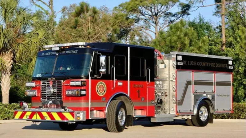 St. Lucie County Fire District crews battle Carmelite Street structure fire; cause unknown