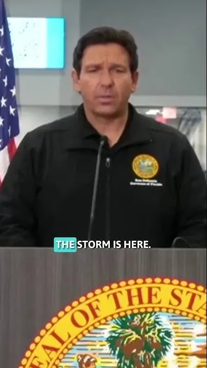 DeSantis: The storm is here (Video)