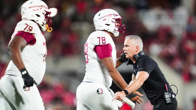Florida State players laughing on the sideline during the blowout loss is a new low for Mike Norvell