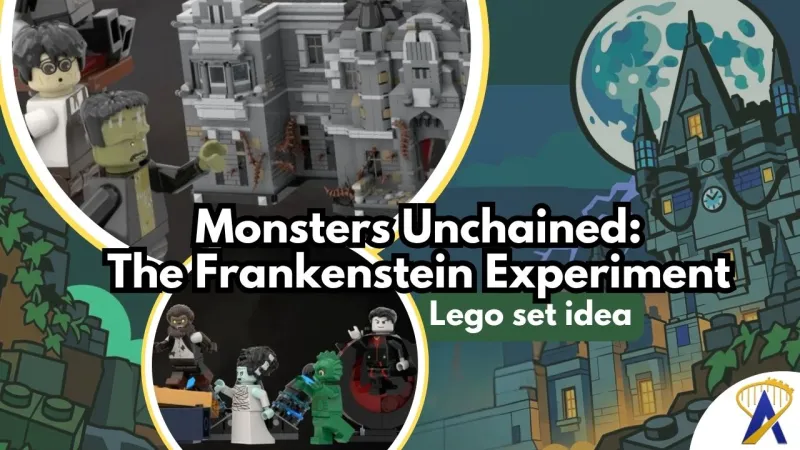 Lego Monsters Unchained fan creator flew to Epic Universe just to finish 4,000-piece model