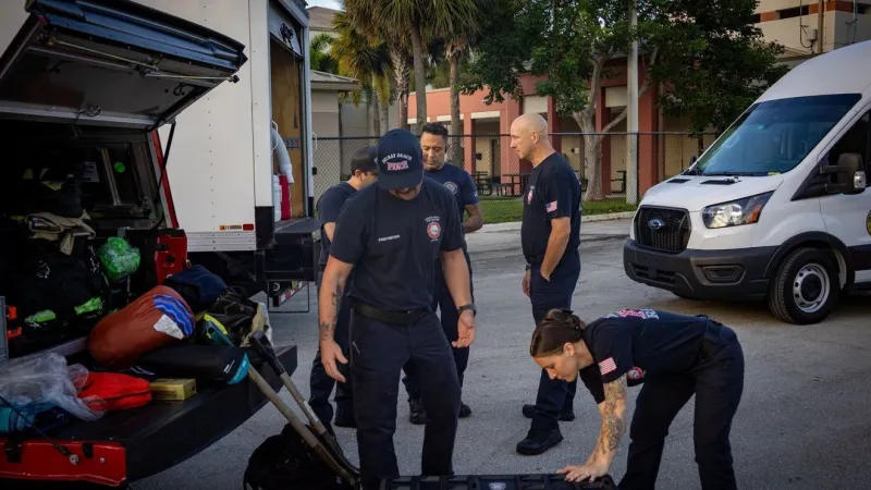 Palm Beach County HazMat team deploys to Panhandle ahead of hurricane threats