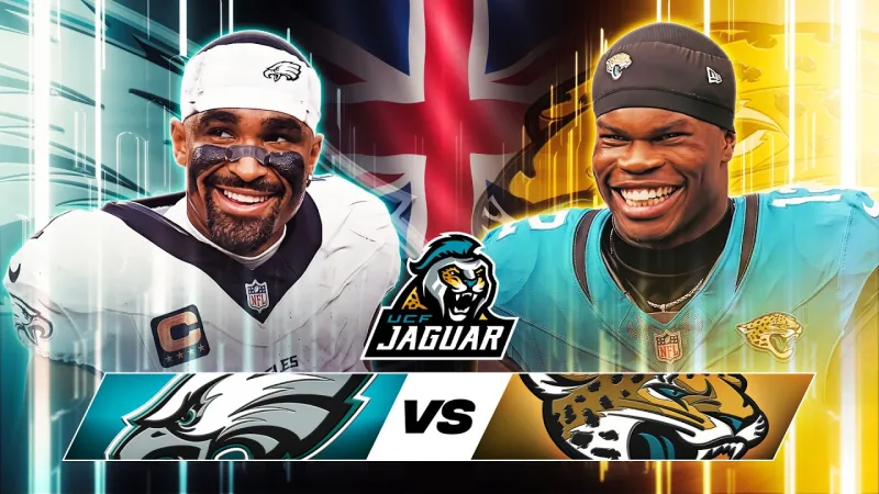 Eagles vs Jaguars | Live Play-by-Play & Reactions| London Games (Video)