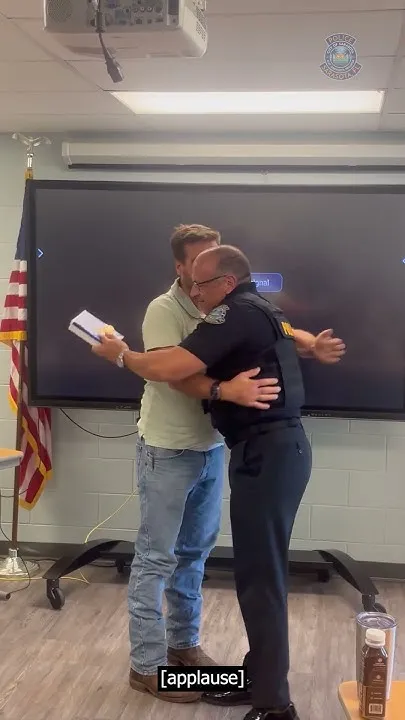Sarasota Police Surprise Promotion for Sergeant Hudgins (Video)