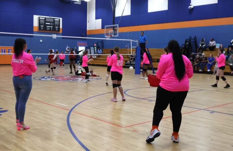 Tigers claw volleyball victory from Trojans