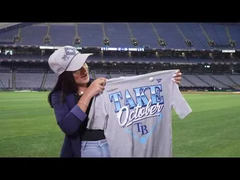 Gearing up for Rays v. Cleveland ALCS game tonight at Tropicana Field (Video)