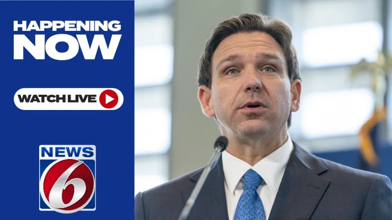 WATCH LIVE: Gov. Ron DeSantis to speak in Pensacola (Video)