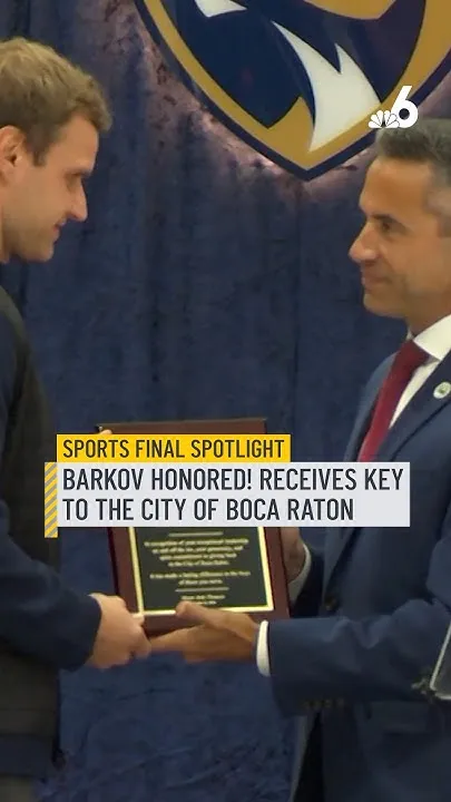 Aleksander Barkov: more than just a hockey star! (Video)