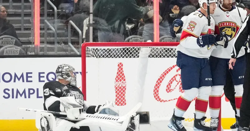 Matthew Tkachuk scores, Brad Marchand injured in Panthers' 2-1 win over Kings