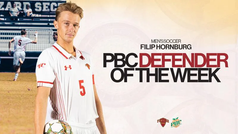Filip Hornburg Tabbed PBC Defensive Player of the Week for Second Straight Week