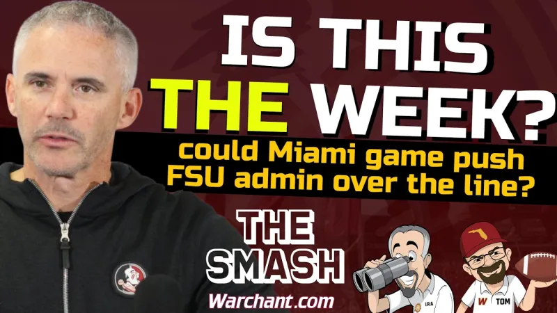 Is this THE week for FSU football, administration, Mike Norvell? | The SMASH (Video)