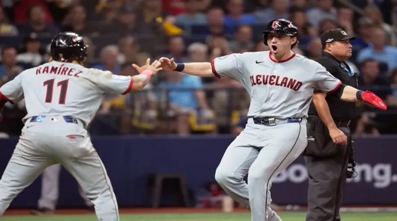 Guardians win 7-3 over Rays in Game 1 of the ALCS