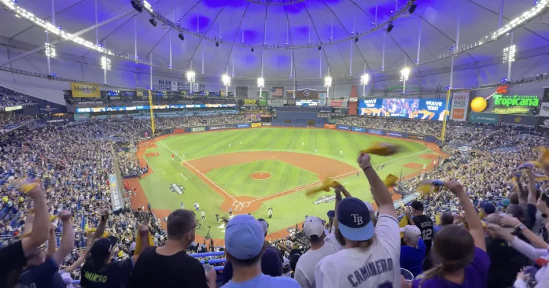 Rays fans remain confident despite Game 1 loss to Guardians