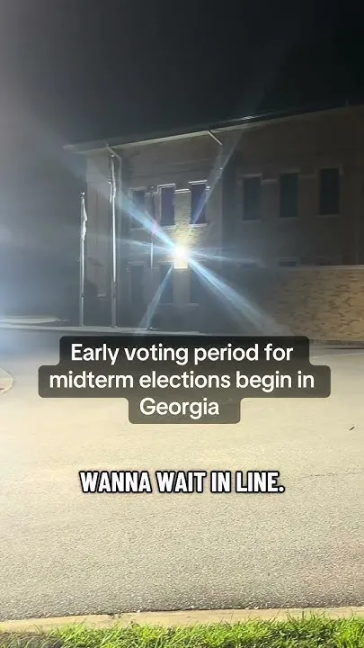 Early voting for 2026 midterms begins in Georgia (Video)