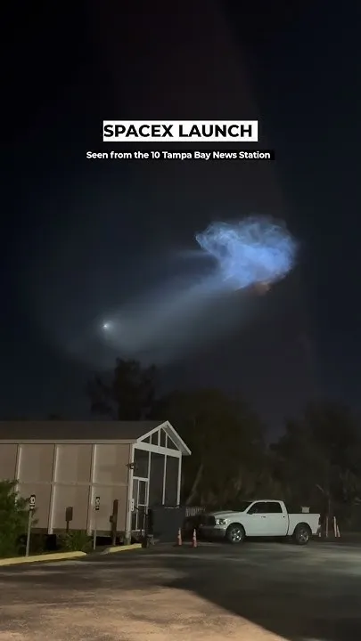 SpaceX Launch from WTSP (Video)