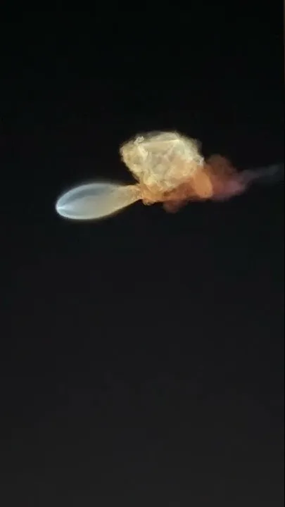 SpaceX launch seen with 'jellyfish effect' from Port Orange, Florida (Video)