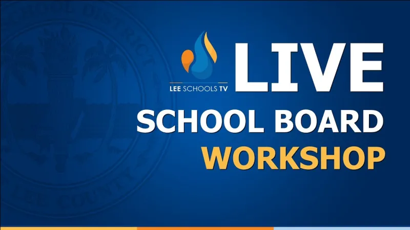 School Board Workshop: October 13, 2026 (Video)