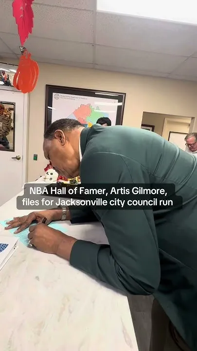 NBA Hall of Famer Artis Gilmore files for Jacksonville City Council At-Large 3 (Video)