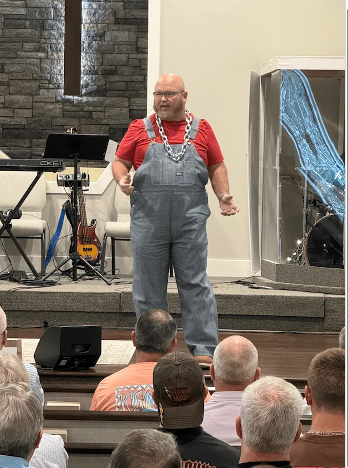 Timmy Dyke speaks at three-day event