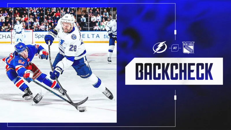 The Backcheck: Early deficit in New York ends Lightning win streak