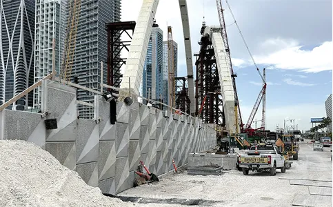 Two major advances speed downtown's Signature Bridge