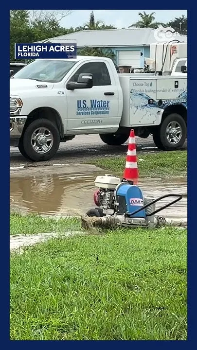 Water line breaks during T-Mobile fiber installation in Florida (Video)