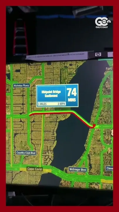 Crash blocks eastbound lanes on Midpoint Bridge (Video)