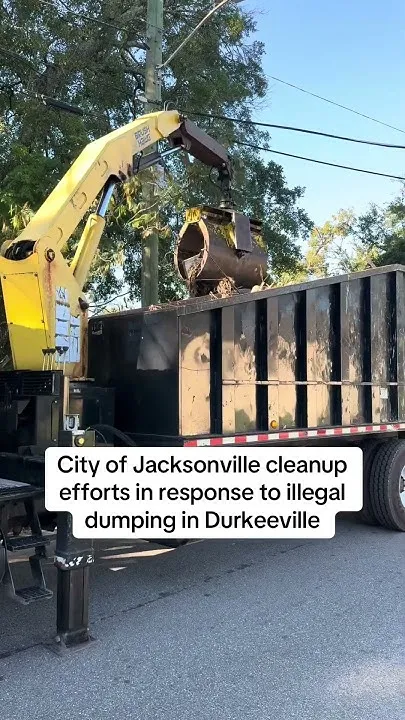City of Jacksonville cleanup efforts amid neighbor complaints of illegal dumping (Video)