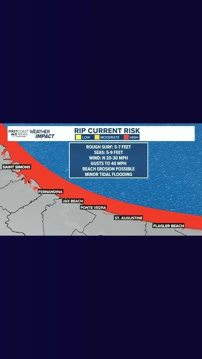 Bad beach conditions this weekend (Video)