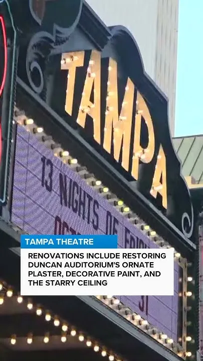 Tampa Theatre marks a century of shows, movies and memories (Video)
