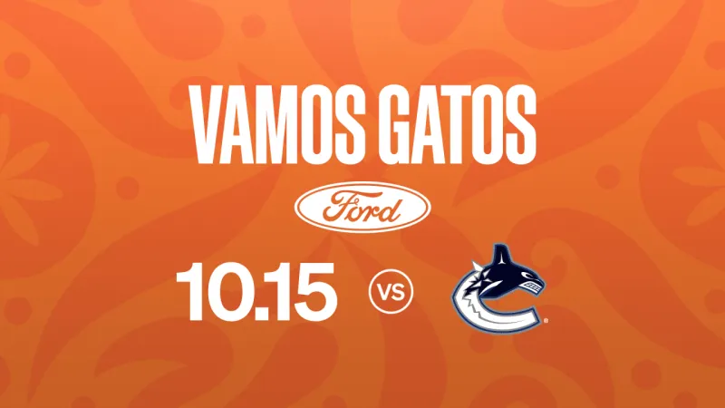 Florida Panthers to Host Vamos Gatos Night on Thursday, Oct. 15