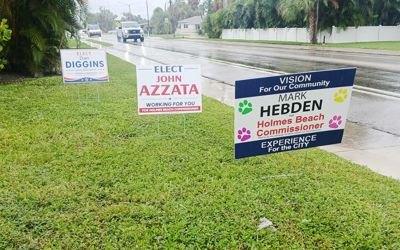 Removing, moving campaign signs is illegal