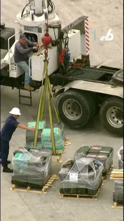 USCG offloads over $200M worth of drugs at Port Everglades (Video)