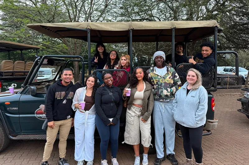 Inaugural CARE Global Learning Community sends FSU students to South Africa for summer internships