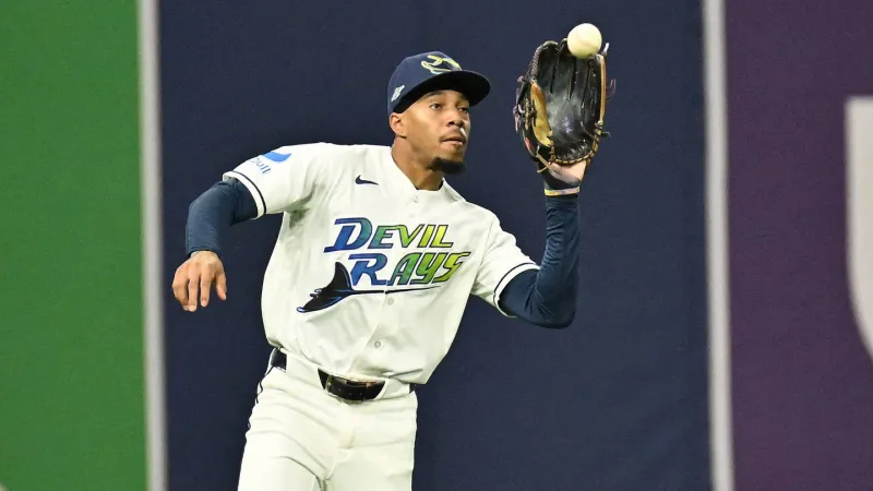 Making the Gold Glove cases for Rays Finalists Chandler Simpson and Taylor Walls