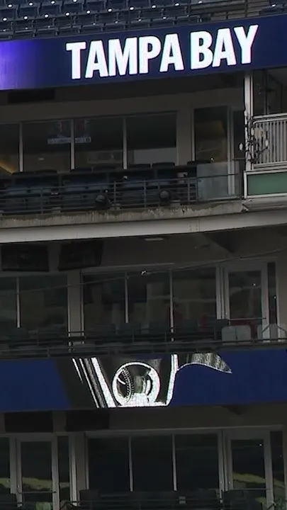 Progressive Field soaked as Rays-Guardians Game 3 time changed due to eather (Video)
