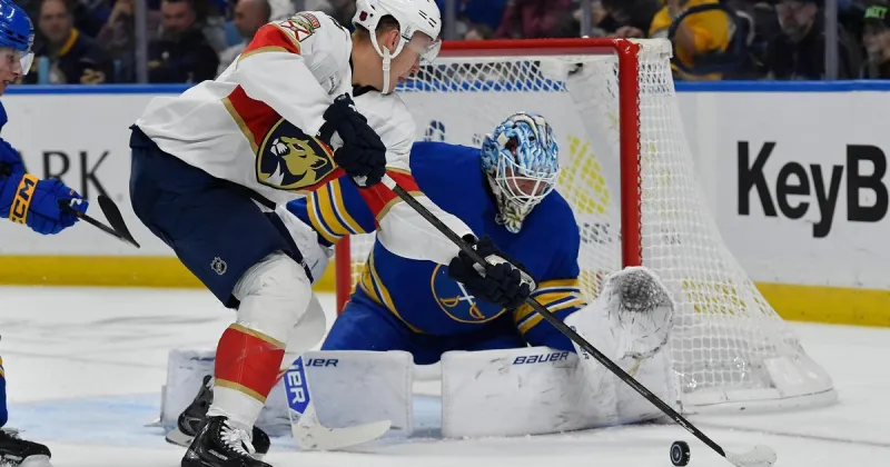 Ostlund's power-play goal lifts Sabres past Panthers 5-3 as both teams lose players to injury