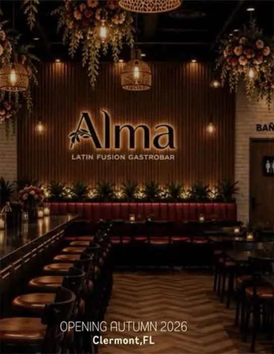 Latin Soul. Unexpected Flavors. An Unforgettable Experience Coming To Clermont: Alma Latin Fusion Gastrobar