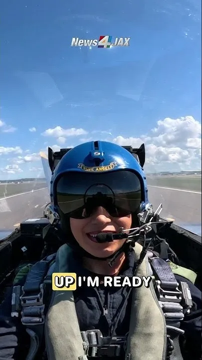 News4JAX reporter Andrea Snody gets once-in-a-lifetime ride in Blue Angels cockpit (Video)