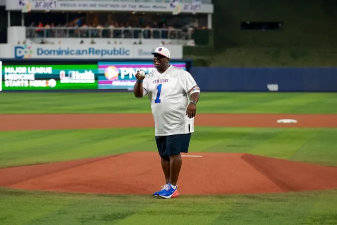 Florida Memorial University President Throws First Pitch at Miami Marlins Game in Full-Circle Moment