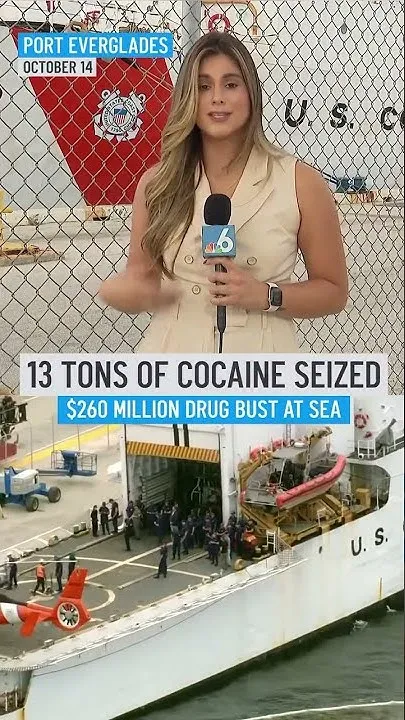Coast Guard offloads $260 million worth of seized drugs at Port Everglades (Video)