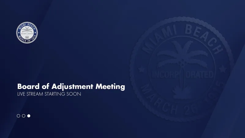 Board of Adjustment Meeting 10.15.2026 (Video)