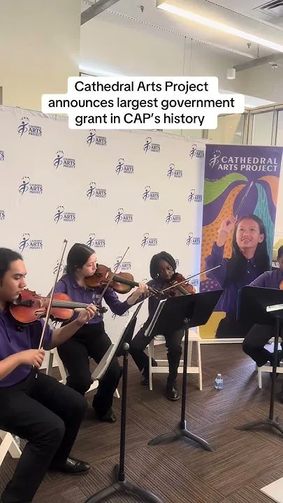 Cathedral Arts Project announces historic government funding (Video)