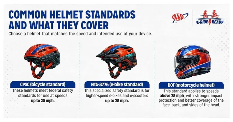 AAA: 2 of 3 adults have seen kids without helmets riding e-bikes