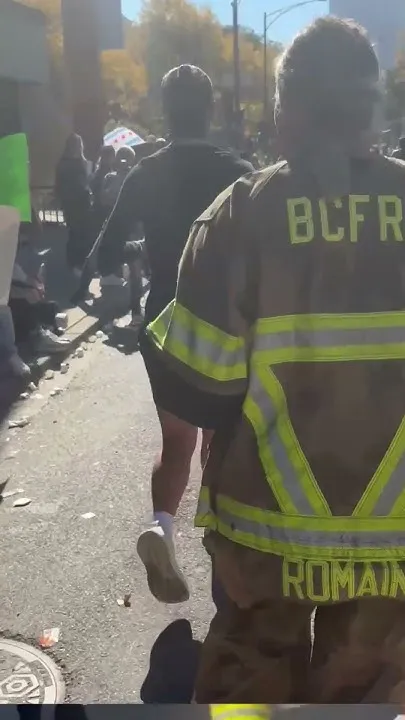 Bradford County firefighter runs Chicago Marathon in 30 pounds of gear (Video)